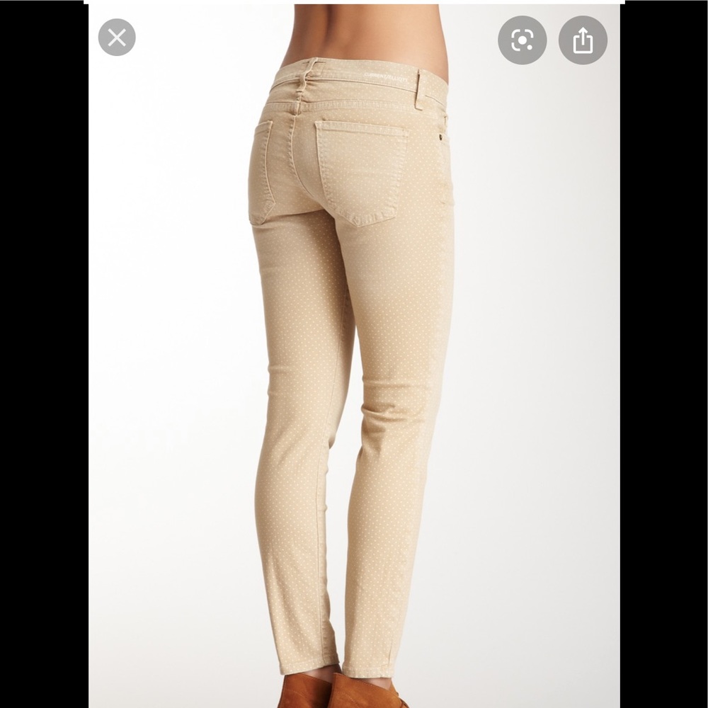 Current/Elliot | Stiletto Haystack Jeans Polka Dot
